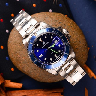 นาฬิกา Royal crown รุ่น Submariner (Ocean) สีน้ำเงิน ⚜ แถมฟรีสาย NATO ! (มูลค่า 390.-)