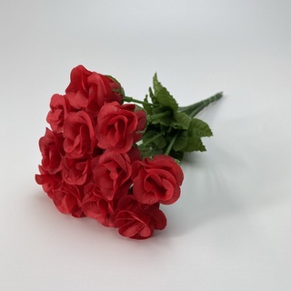 🌹ดอกกุหลาบผ้าวาเลนไทน์🌹 ดอกกุหลาบปลอม ดอกไม้พลาสติก ดอกไม้ปัจฉิม บูชาท้าวเวสสุวรรณ