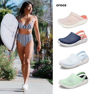 （รองเท้าแตะ）แท้100%Crocs LiteRideรองเท้าแตะผู้หญิงรองเท้าแตะรองเท้าชายหาดรองเท้าแฟชั่น
