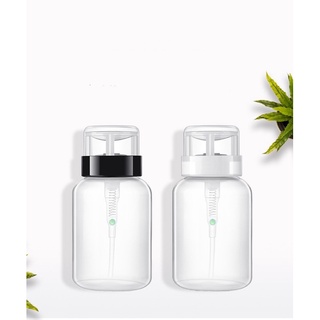 ขวดปั๊มพลาสติก สำหรับใส่น้ำยาล้างเล็บ-น้ำยาต่างๆ ขนาด200ml. ✅พร้อมส่งมาก✅