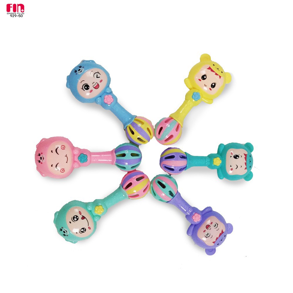 ซื้อ FIN Babies Plus ของเล่นเขย่ามือรูปหมี รุ่น 905-50 Cute animal rattle  มีเสียงกรู้งกริ้ง เขย่ามือ ของเล่นเด็ก