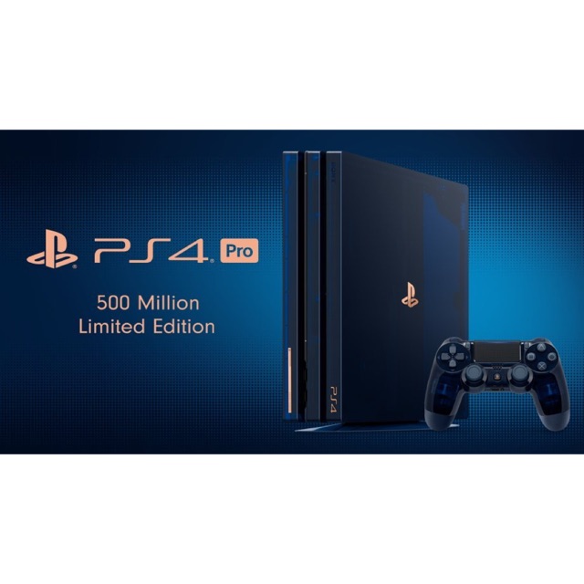 เครื่องเกมส์ PS4 Pro : 500 Million Limited Edition