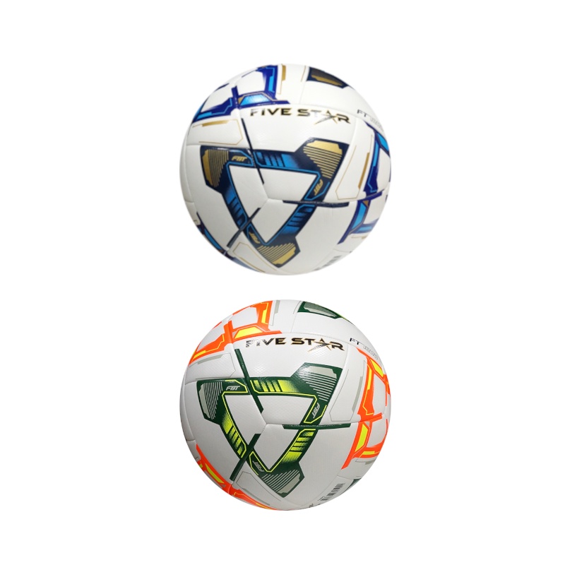 FBT FIVE STAR ลูกฟุตบอลหนังเย็บ หนังนุ่ม เบอร์ 5 รหัส 31692
