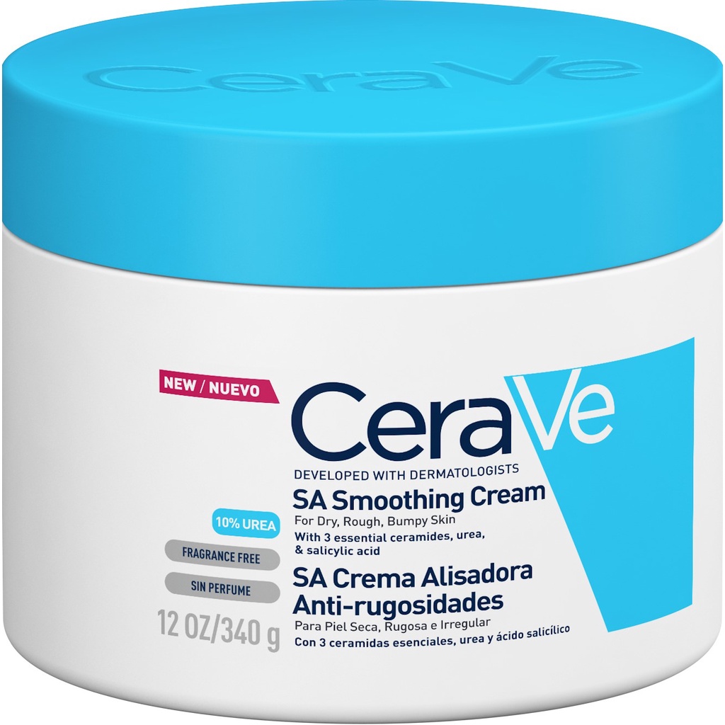 พร้อมส่ง ✅✅ครีม Cerave   Smoothing Cream Salicylic Acid 340 G ครีมทาผิว ลดขนครุด
