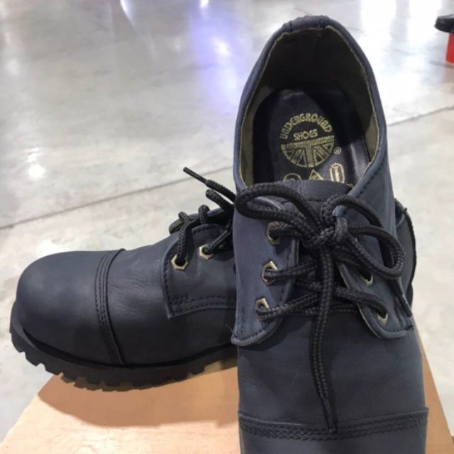 (ทักแชทก่อนสั่ง) รองเท้าเซฟตี้ Underground Safety หัวเหล็ก หนังแท้ #KUU