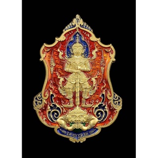 🚩#เหรียญท้าวเวสสุวรรณ หลังพญาครุฑ รุ่น สองมหาเทพ มหาบารมี จอมราชันย์#หลวงปู่ชัช