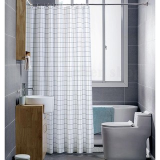 Shower Curtain ม่านห้องน้ำ คละสี คละลาย ขนาด 180x180cm ม่านห้องน้ำ ม่านพลาสติก PEVA ผ้าม่านห้องน้ำ ม่านห้องครัวT0905