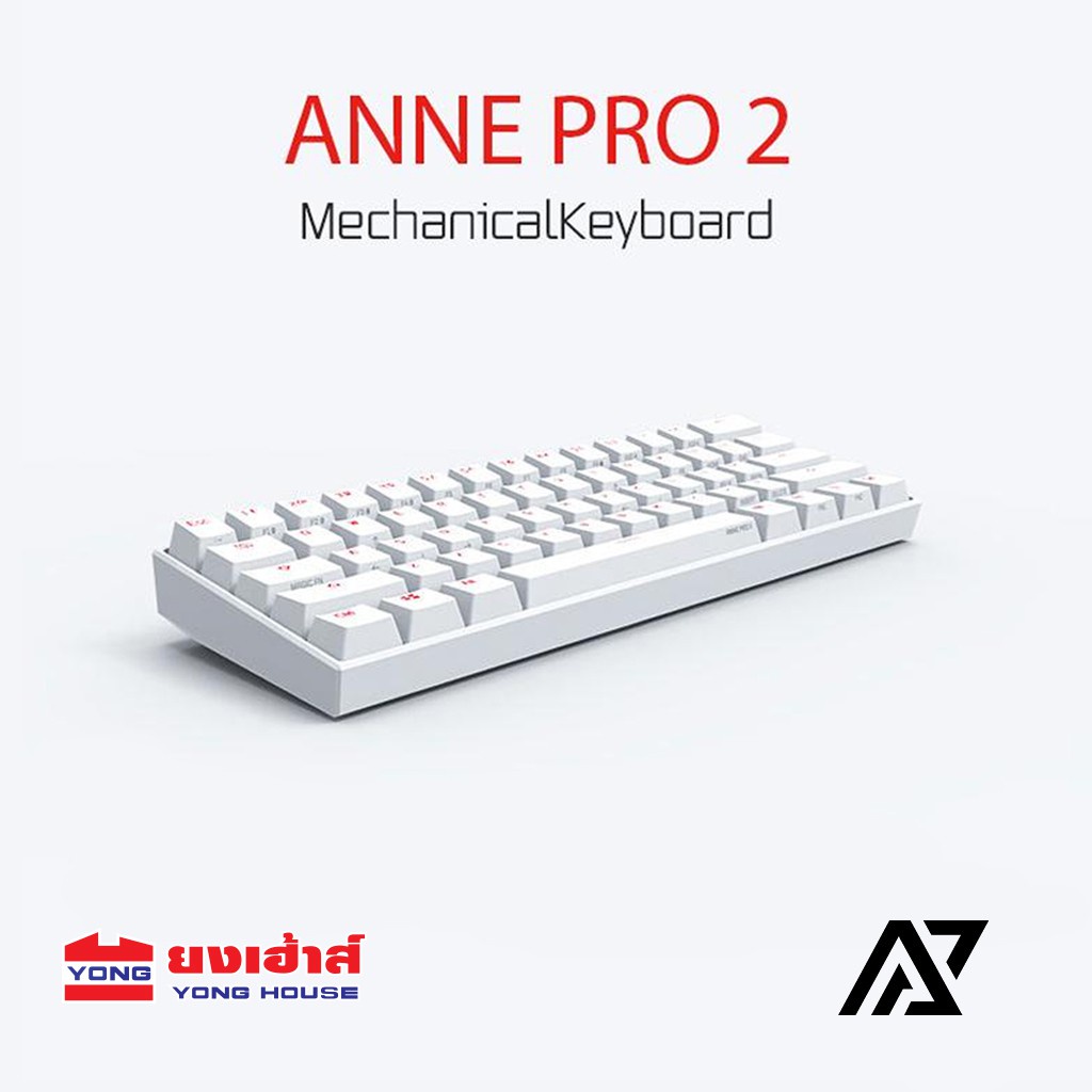 ♘☌◑🔥11.11🔥 2330 บาท Anne Pro 2 RGB Gaming Wireless Keyboard ( EN ) คีย์บอร์ดไร้สาย คีย์บอร์ด annepro2 annepro annepro