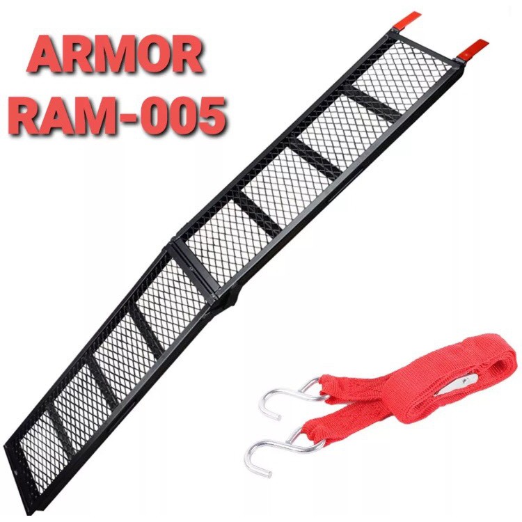 ARMOR บันไดสะพานยกมอเตอร์ไซด์ บิ๊กไบค์ ATV ขึ้นรถกระบะ รุ่น RAM-005