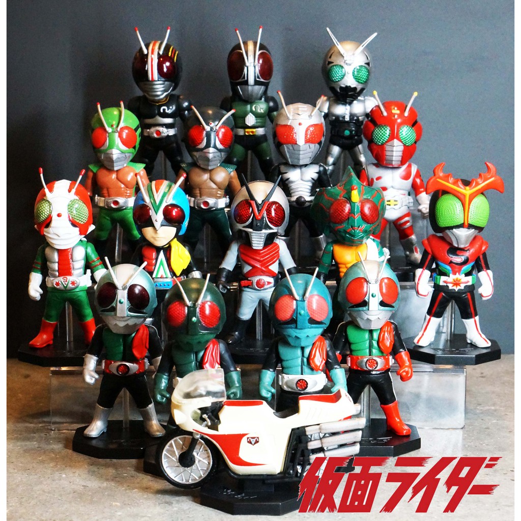 มือ2 WCF Banpresto Kamen Rider masked rider Showa V1-V12 Shadow Moon มาสค์ไรเดอร์ V1 V2 V3 V4 V5 V6 