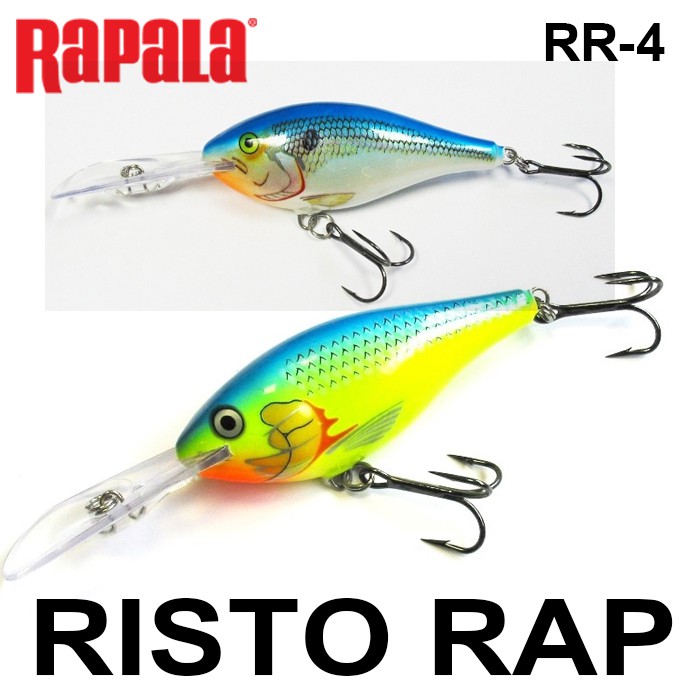 เหยื่อปลอม RAPALA RISTO RAP 4 ซม. และ 5 ซม.
