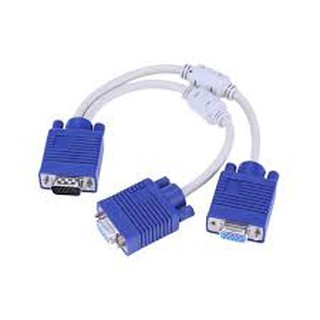 G-LINK สาย y vga Splitter cable สายแยกจอ จาก 1 จอ ออก 2 จอ