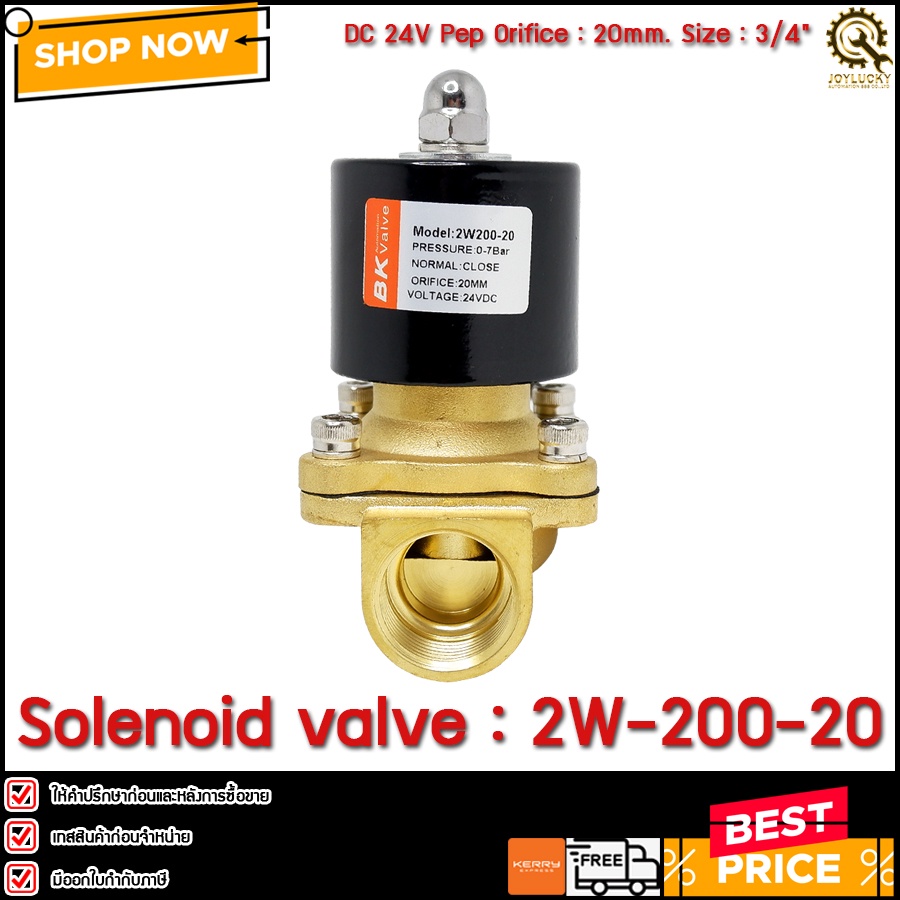 Solenoid Valve BK 2W-200-20,24V**TH