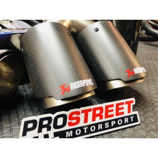 ปลายท่อ คู่ AKRAPOVIC คาร์บอน เคฟล่า แท้ Dry Carbon Kevlar ท่อสวม 2.5 ปลาย 3 นิ้ว ปลายท่อ ท่อแต่ง ปลายคู่ คาร์บอน