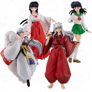 โมเดลฟิกเกอร์ PVC อนิเมะ Inuyasha Kikyou Sesshoumaru Higurashi Kagome ขนาด 18 ซม. สําหรับเก็บสะสม