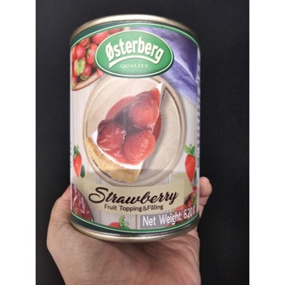 Osterberg Strawberry Fruit Topping Filling สตอเบอรี่ฟรุต ท๊อปปิ้ง ออสเตอร์เบิร์ก 620 กรัม