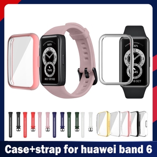 สายนาฬิกาข้อมือซิลิโคนสําหรับ Huawei Band 6