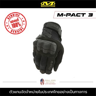 Mechanix – รุ่น M-PACT 3 สีดำ ถุงมือขับมอไซค์ งานช่าง กันกระแทก ทัชสกรีนและสามารถซักได้