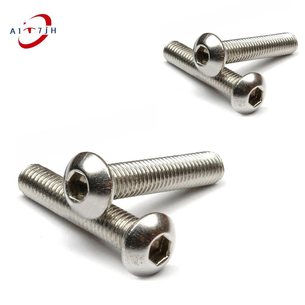 Stainless Steel Button Head Screw Hex Socket Bolts Typem3 3mm Bolt