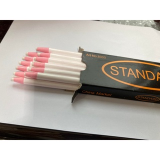 ดินสอสีเขียนผ้า สีขาว ยี่ห้อ:STANDARD