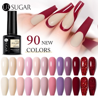 Ur SUGAR ยาทาเล็บเจล UV 7.5 มล. สีฤดูใบไม้ร่วง ฤดูหนาว แช่ออก ทําเล็บเจล