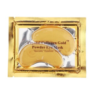 มาร์กรอบดวงตาทองคำ Crytal collagen gold eye mask