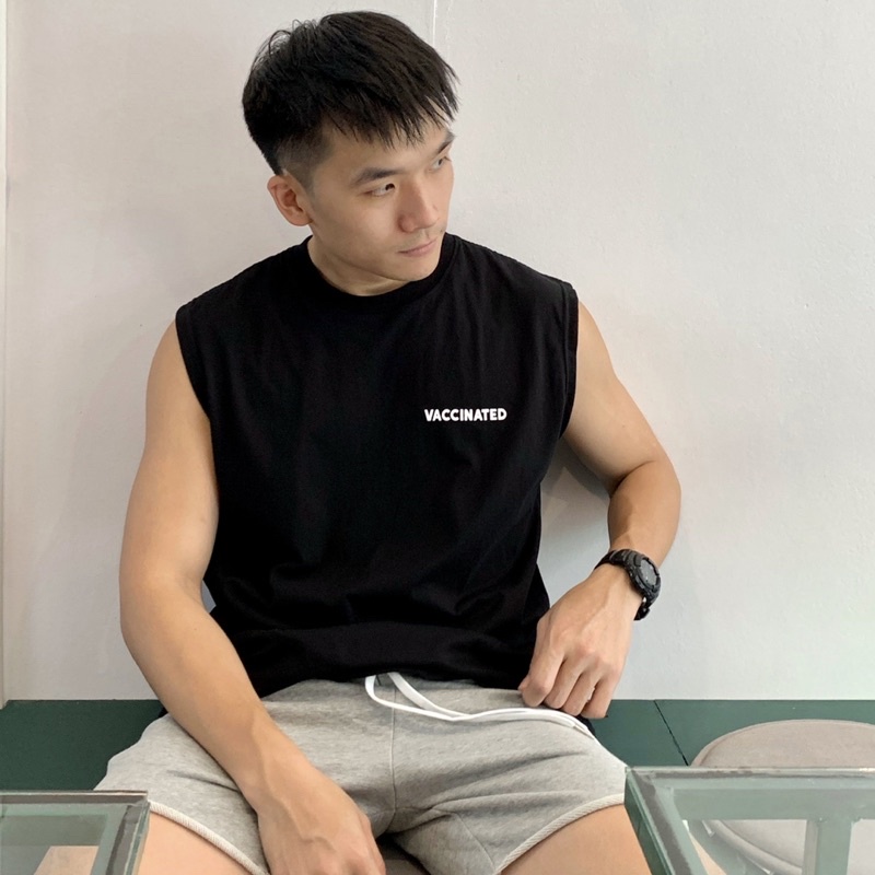 VACCINATED แขนกุด #Freesize #2