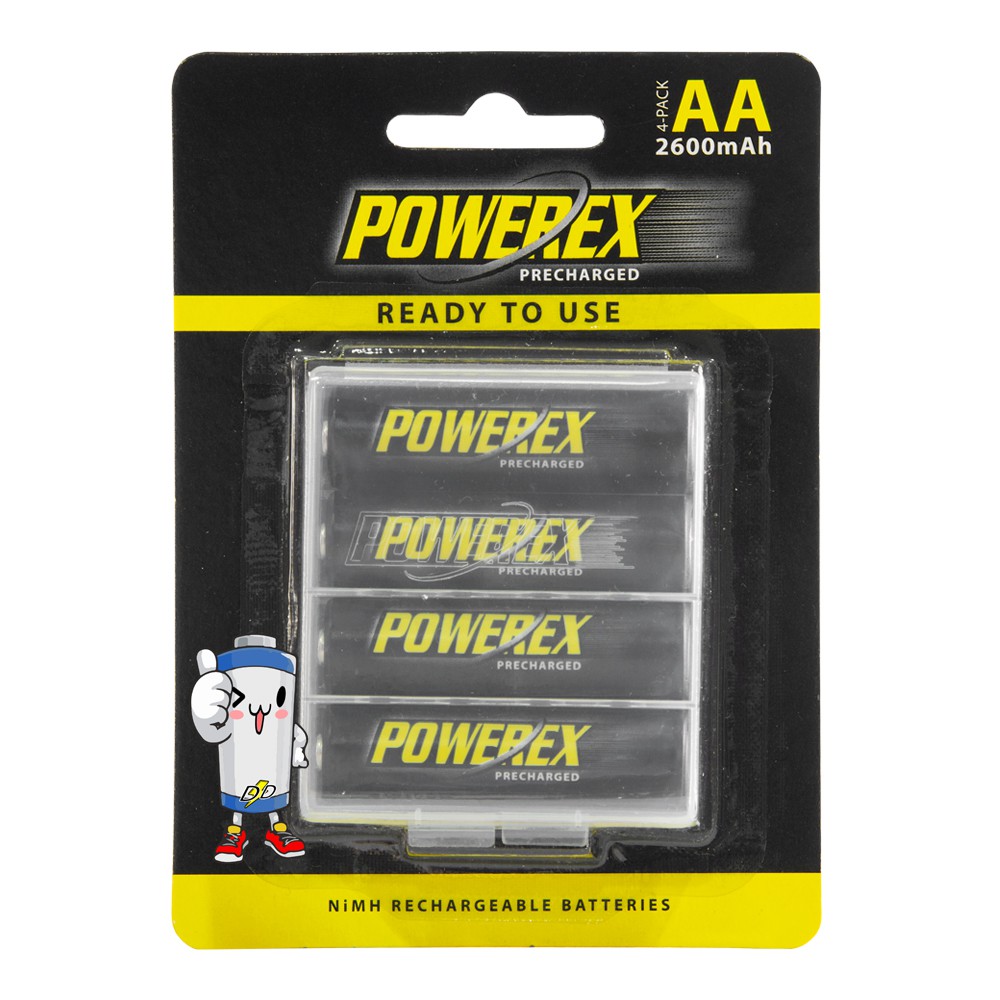 Powerex Precharged AA 2600 mAh 4 BP 1.2V