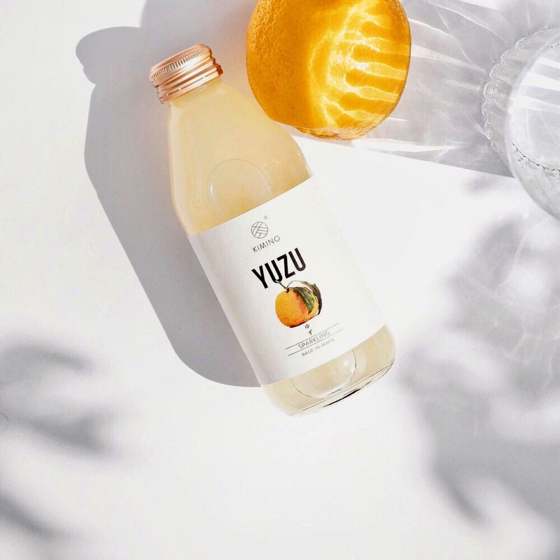 นำ้ส้มยูสุ Yuzu Sparkling สปาร์คกลิ้ง ยูสุโซดา จากญี่ปุ่น เครื่องดื่มยูสุอัดก๊าซ Kimino หวานน้อย วิตามินซีสูง 250 ml