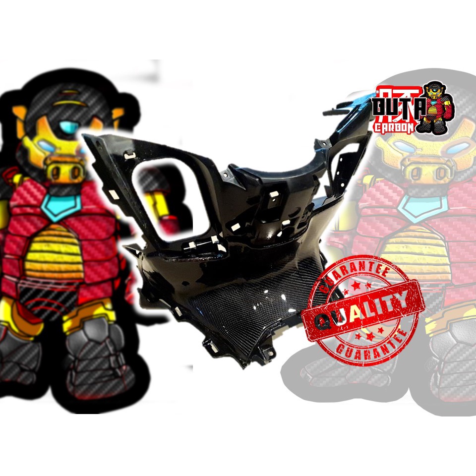 คอนโซนกลาง PCX 2018 - 2020 คาร์บอนแท้ลาย 2 ดำ (อะไหร่เบิกศูนย์)