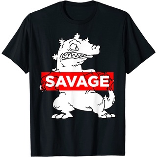 เสื้อยืด พิมพ์ลายกราฟิก Nickelodeon Reptar Savage