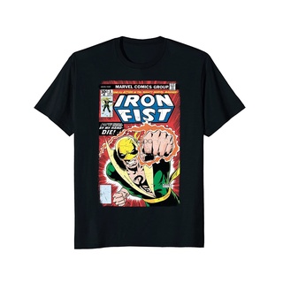 [S-5XL]เสื้อยืด พิมพ์ลายกราฟิก Iron Fist Epic Fire Punch