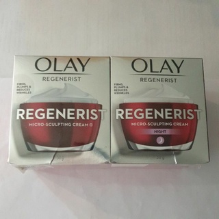 Olay Regenerist Micro-sculpting cream มี Day และ Night 50 กรัม แพ็กเกจใหม่