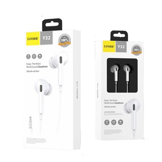 หูฟัง สมอลทอร์ค LUOBR Y32 Original series wired earphones รองรับ iOS และ Android ของแท้มีประกัน!!!