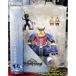 [2018.07] DST Kingdom Hearts Select Series 2 Soldier, Pete, Chip &amp; Dale Action Figure Set