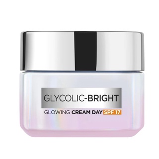 LOreal Glycolic Bright Day Cream 50ml ลอรีอัล ปารีส ไกลโคลิค ไบร์ท อินสแตนท์ โกลว์อิ้ง เดย์ครีม 50มล