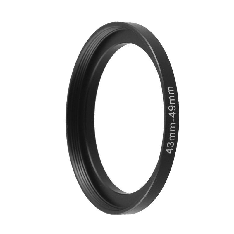 43mm to 49mm Metal Step Up Filter Ring Adapter for Camera