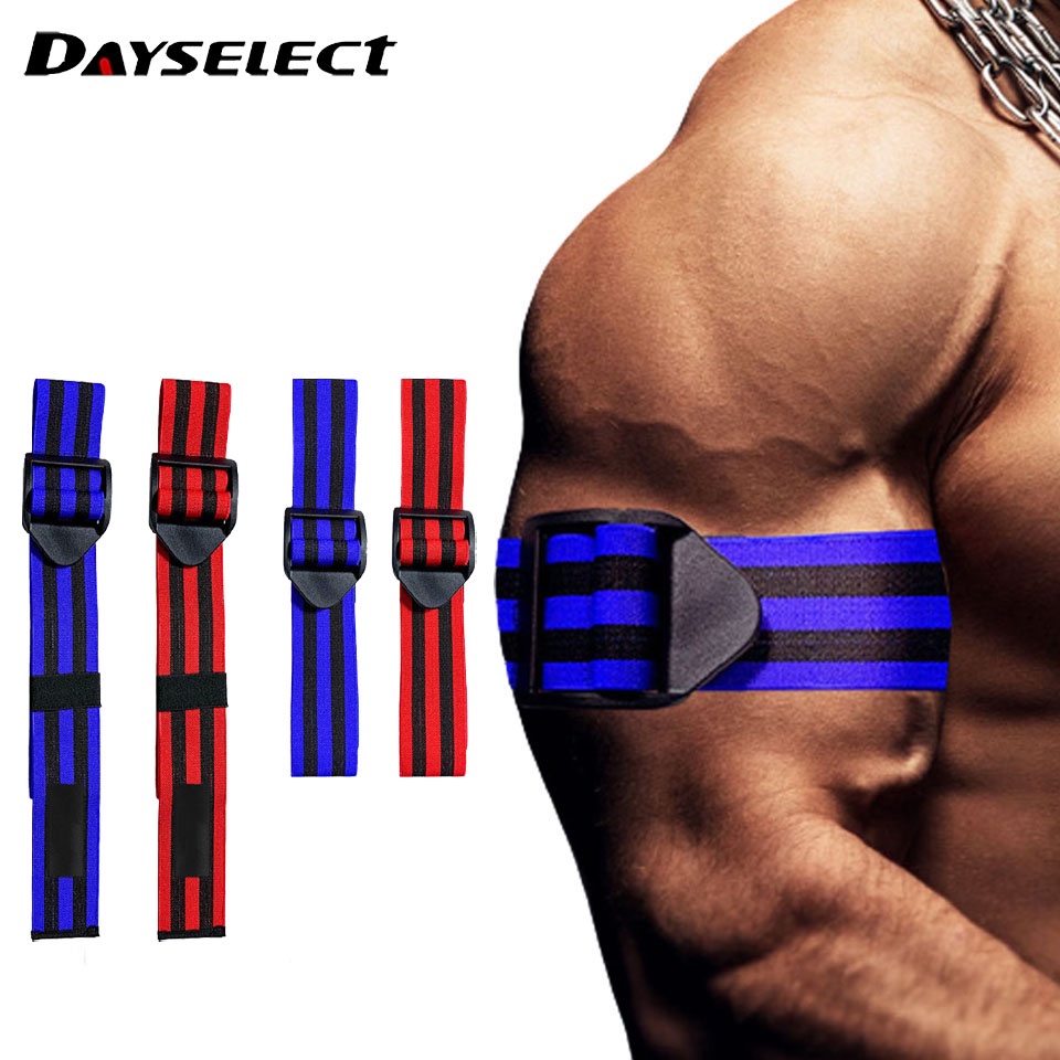 Dayselect สายรัดข้อจํากัดการไหลเวียนโลหิต อุปกรณ์ออกกําลังกายกล้ามเนื้อ เพาะกาย แขน ขา ห่ออย่างรวดเร็ว
