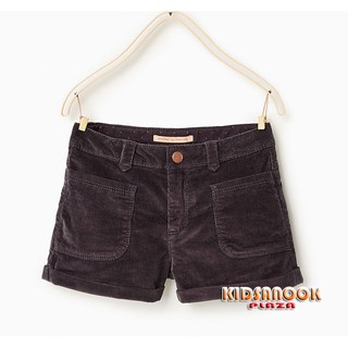 [แท้]ZR31 กางเกง Zara ผ้าลูกฟูก รุ่น Corduroy Bermuda Shorts (ชน shop) ผ้าลูกฟูกเนื้อดี นิ่มมาก ใส่สบาย