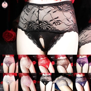 Crotchless Panties Lace See Through Knickers Sexy Underwear G String Open Crotch