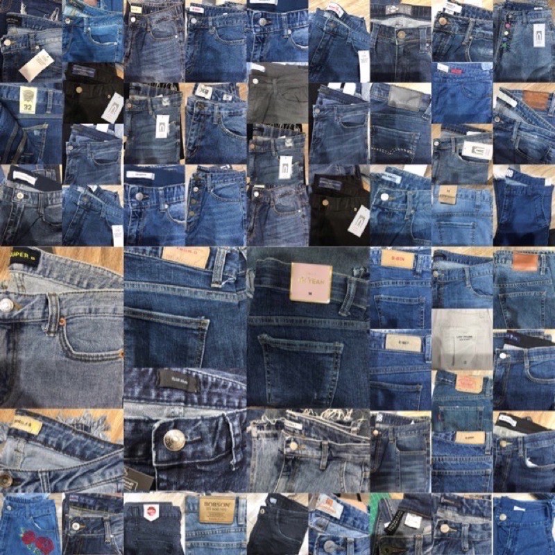 💖👖[รหัส ข] 169฿  สินค้าLiveสด กางเกงยีนส์เกาหลีนำเข้า ราคาโปรโมชั่น 169฿ทุกตัว (ปกติ390฿)