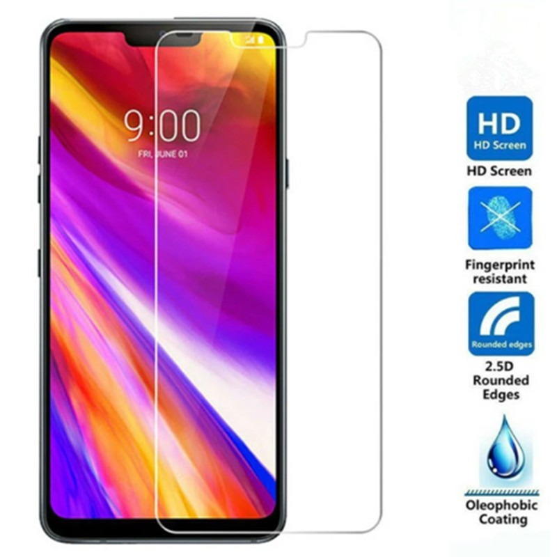 LG G7 Thinq LG G7 Fit 6.1 "กระจกป้องกันโทรศัพท์สมาร์ทป้องกันหน้าจอบน lg g7 One LGG7 ThinQ กระจกนิรภั