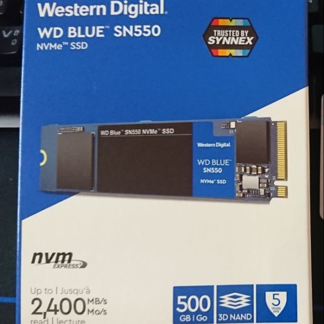 SSD M.2 WD Blue SN550 NVMe 500GB