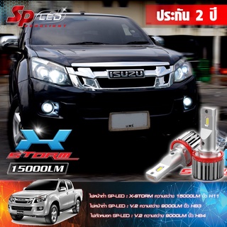 ชุดหลอดไฟหน้ารถยนต์/ไฟสูง/ไฟตัดหมอก Isuzu all new D-Max 2012-2015