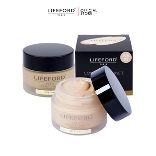 Lifeford Paris ไลฟ์ฟอร์ด ปารีส Coverage Complete Foundation SPF35 PA++ รองพื้นผสมกันแดด