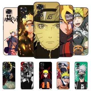 Uzumaki Naruto เคสโทรศัพท์ ซิลิโคนนิ่ม Tpu สีดํา สําหรับ Xiaomi Redmi Note 11 Pro 5G 4G 11S POCO M4 X4 Pro 4G 5G