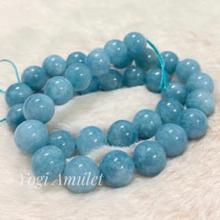 [โค้ดลดเพิ่ม 20% ไม่มีขั้นต่ำ SMAPAYDAY200] หินแท้ อความารีน (Aquamarine) 10 มิล #หินแท้ 💯 %