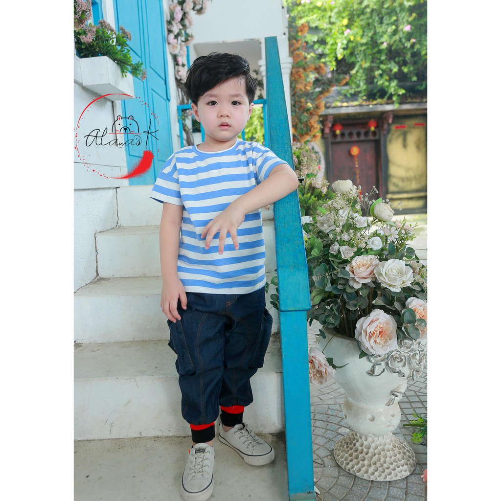 กางเกงยีนส์สกินนี่สีแดงเด็ก Alana Q2014 ของ Alana