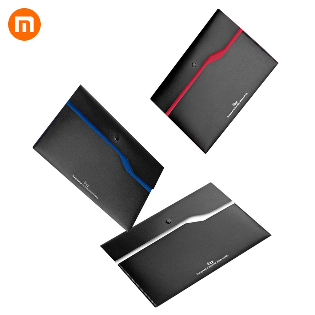 Xiaomi Mijia Fizz Double-layer A4 File Folder PP Data Bag Index Document Bag Document Filing Bag Sta