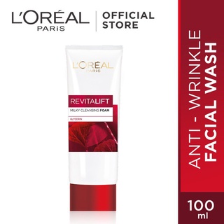 [พร้อมส่ง] LOréal  Revitalift Milky Cleansing Foam 100 ml